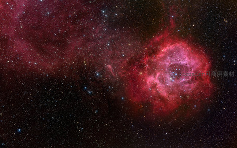 深空玫瑰星云，宇宙中的瑰丽绽放