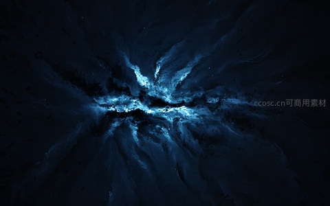 深蓝宇宙漩涡，神秘莫测