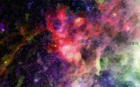 绚烂多彩星云宇宙奇幻画卷