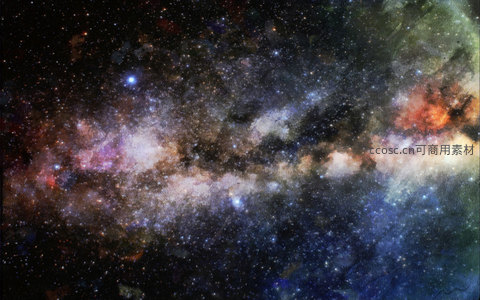 银河横贯夜空星河壮丽