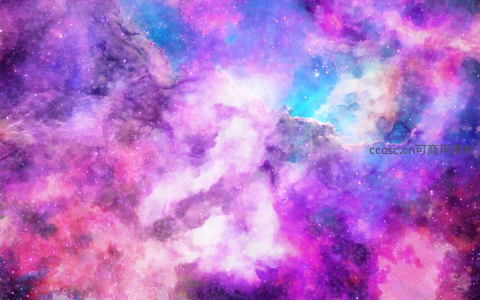 紫粉星云中的奇幻宇宙秘境