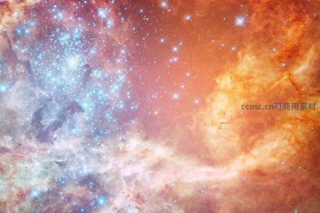 璀璨星团与炽热星云