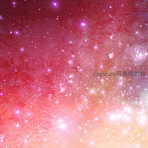 璀璨星河，粉红宇宙中的点点繁星