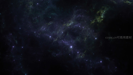 深邃宇宙星云与闪烁星辰的壮丽景象