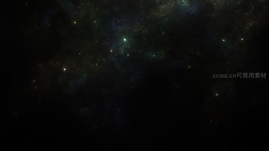 深邃宇宙星云与闪烁星辰的壮丽景象