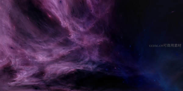 紫蓝交织的星际云海