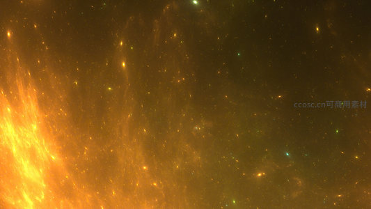 金色星海闪耀炽热光芒