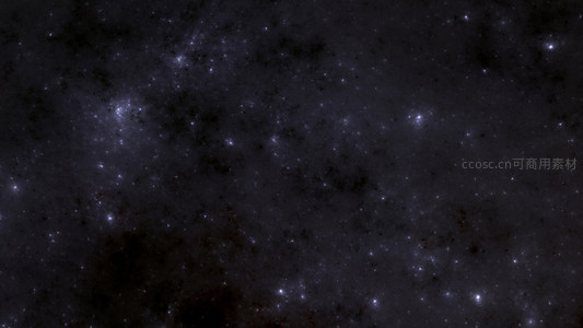 浩瀚夜空中的点点繁星闪烁