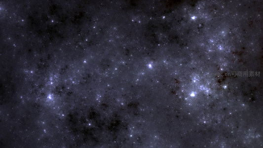 银河深处璀璨星团的壮丽景象