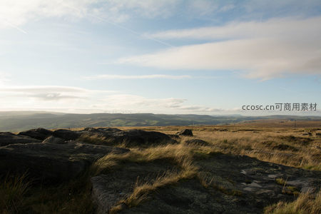岩石草甸上的风能景观