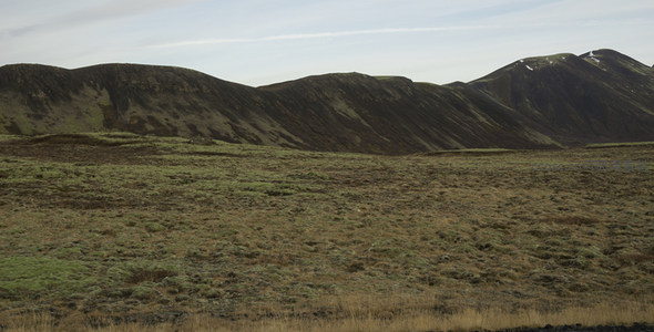 荒野山丘，苍茫大地静谧无声