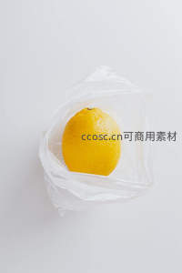 单颗柠檬装透明塑料袋