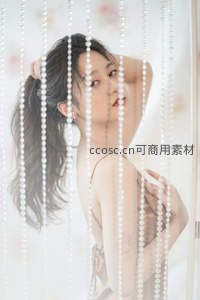 珠帘后若隐若现的柔美身影