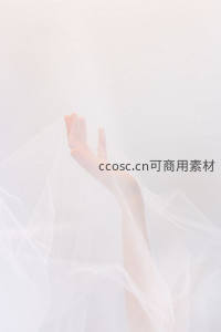 轻纱笼罩的手掌，纯净如梦境