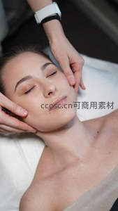 专业手法面部按摩放松时刻