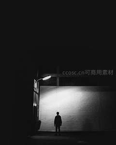 孤影下的街灯独白