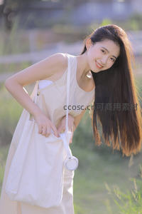 微笑少女手提布袋