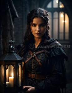 暗夜持灯的神秘女巫