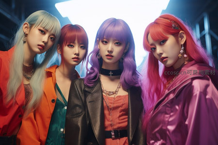 四色少女的潮流宣言