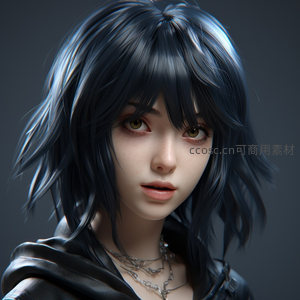 银发少女的凝视