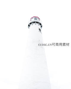 仰望高耸白塔直指苍穹