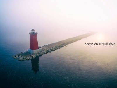 雾中航标，红塔引路向远方