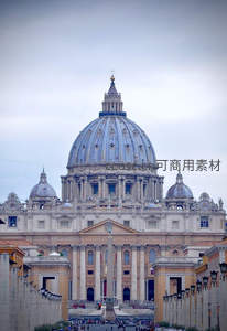 圣彼得大教堂穹顶宏伟壮观