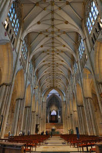 宏伟教堂中殿，穹顶华美如星河