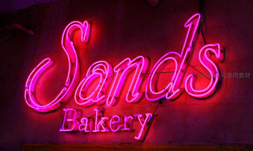 Sands Bakery霓虹招牌
