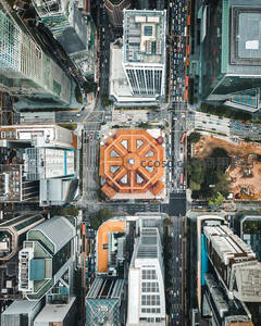 上帝视角下的城市心脏，几何之美