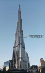 哈利法塔直插云霄，现代建筑奇迹