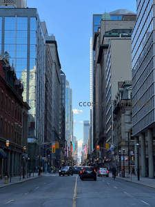 高楼林立的都市街道景象