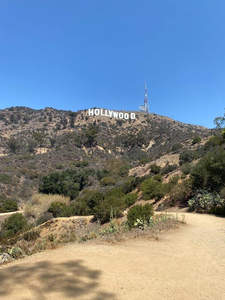 好莱坞标志山丘全景