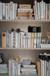 复古相机与书香世界