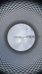 螺旋穹顶仰望天空的几何之美