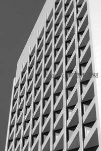 几何线条的现代建筑立面