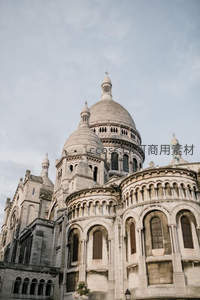 圣心大教堂穹顶，巴黎蒙马特的圣洁