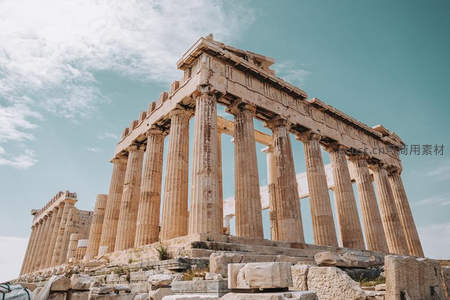 雅典卫城神庙雄姿
