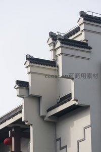 中式马头墙的典雅细节