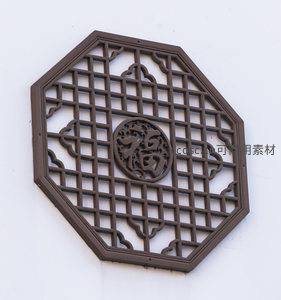 八角福字窗棂，古典雅致显吉祥