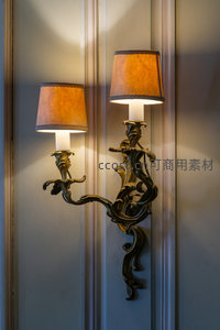 复古壁灯优雅点缀墙面光影