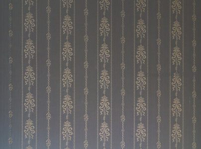 复古花纹墙纸优雅竖条纹设计