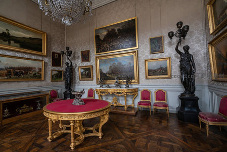 宫廷画廊奢华陈设