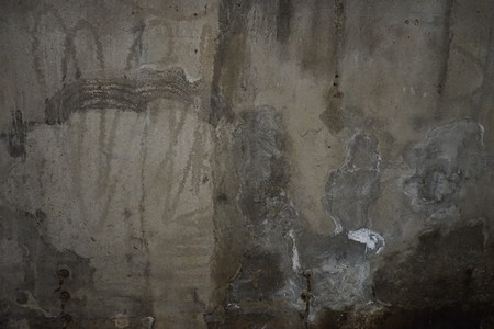 斑驳水泥墙面纹理与岁月痕迹