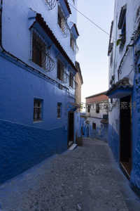 蓝巷深处回响，石径引领探索之旅