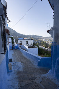 俯瞰蓝城远眺山谷风光