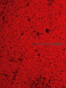 裂纹红漆表面肌理特写