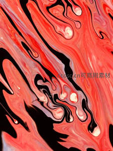 红黑流动抽象艺术