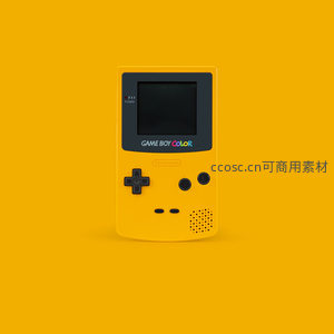 经典黄色Game Boy Color掌机