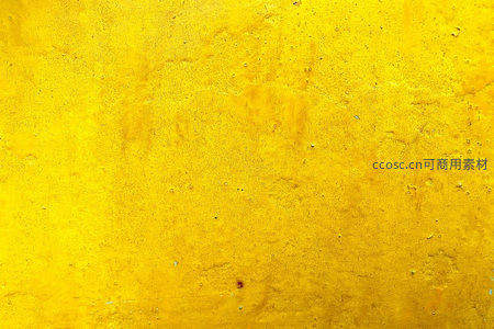 粗糙的纯黄色墙面